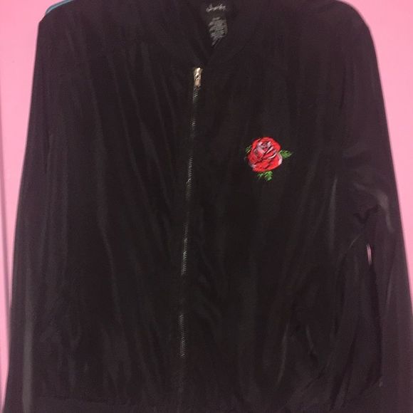 Black bomber jacket - Picture 1 of 2